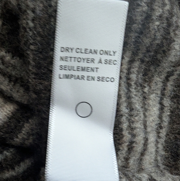 James Perse Reverse Wool Blend Striped Sweater - Minimalist Soft Ombre Knit - 1 - Picture 10 of 10